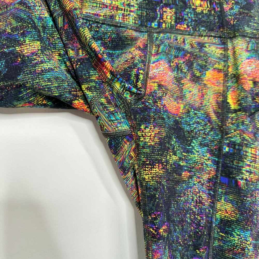 Lululemon Athletica Fast And Free Tight Tapestry Glitch Activewear Gym Size 2 - Picture 6 of 12